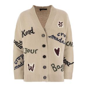 Weekend Maxmara Women Belgio - Over Cardigan In Wool Yarn